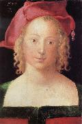 Albrecht Durer Young Woman with a Red Beret Sweden oil painting artist